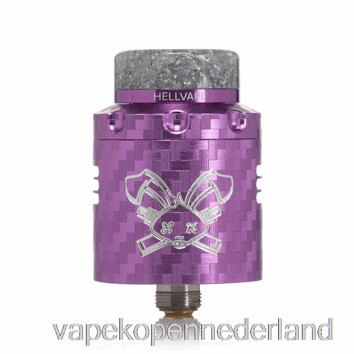 Vape Nederland Hellvape Dead Konijn V3 24mm Rda Paarse Koolstofvezel